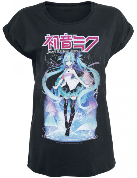 Hatsune Miku Dance! T-shirt Femme noir