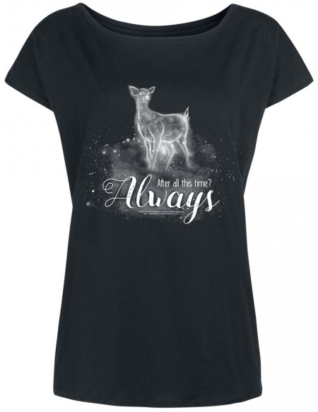 Harry Potter Always T-shirt Femme noir
