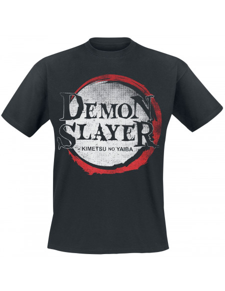 Demon Slayer Logo Demon T-shirt noir
