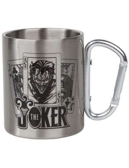 Le Joker Mug Avec Mousqueton Mug couleur argent