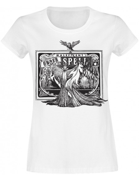 La Belle Au Bois Dormant Maleficent T-shirt Femme blanc
