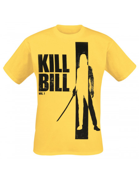 Kill Bill Vol. 1 Poster T-shirt jaune