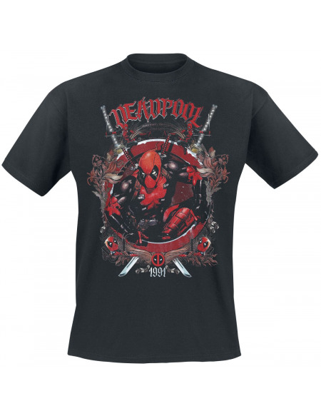 Deadpool Since ´91 T-shirt noir