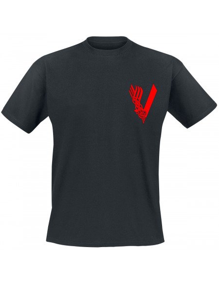 Vikings Logo T-shirt noir