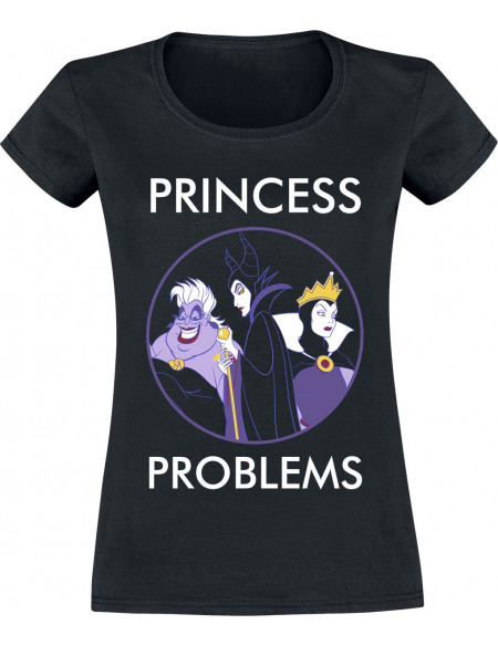 Disney Villains Princess Proplems T-shirt Femme noir