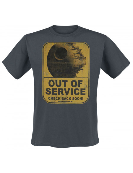 Star Wars Étoile Noire - Out Of Service T-shirt anthracite