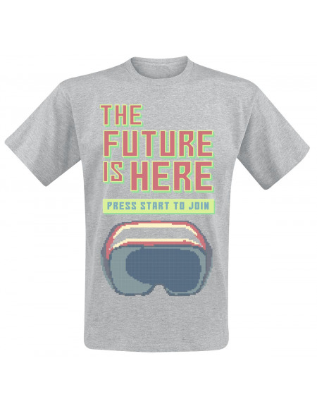 The Future Is Here T-shirt gris chiné