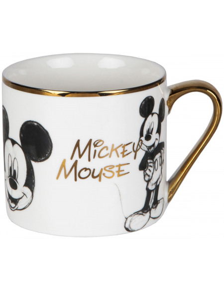 Mickey & Minnie Mouse Mickey Mug blanc/or