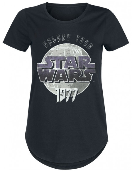 Star Wars Galaxy Tours T-shirt Femme noir