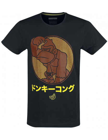 Super Mario Donkey Kong - Japonais T-shirt noir