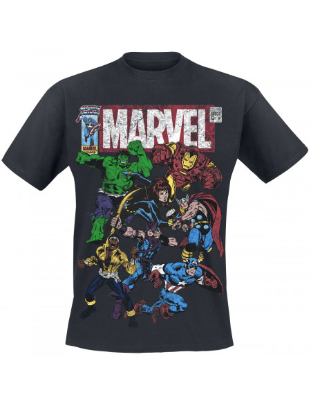 Marvel Team Up T-shirt noir