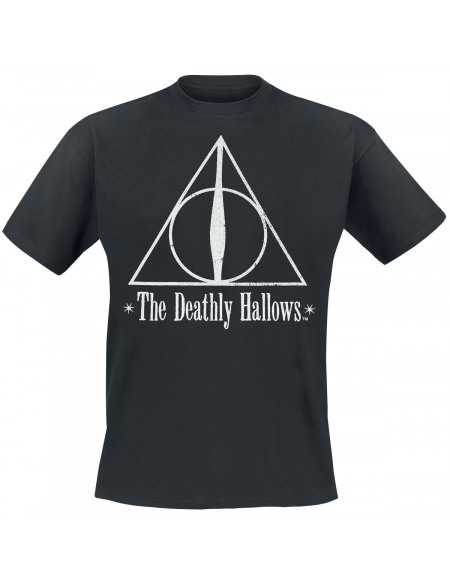 Harry Potter Les Reliques De La Mort T-shirt noir