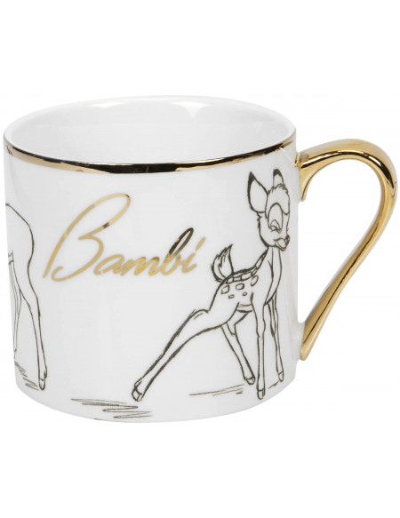 Bambi Bambi Mug blanc/or