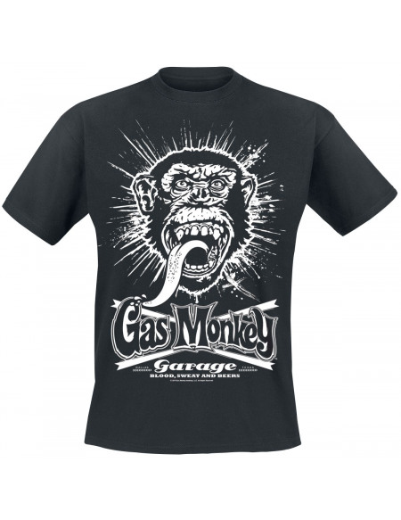 Gas Monkey Garage Explosion T-shirt noir