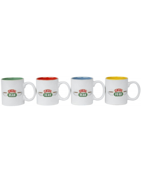Friends Lot de Tasses Central Perk Set de Mugs multicolore