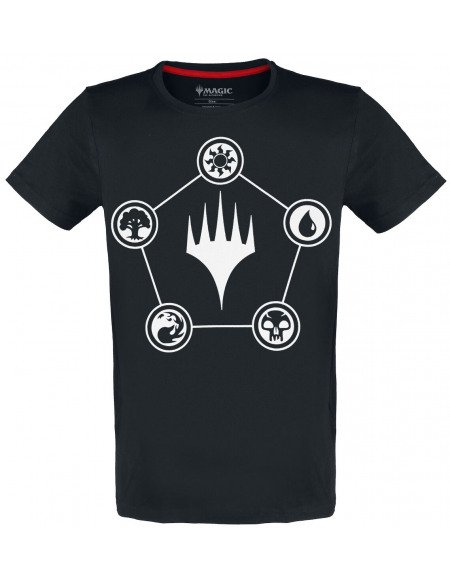 Magic: The Gathering Mana T-shirt noir