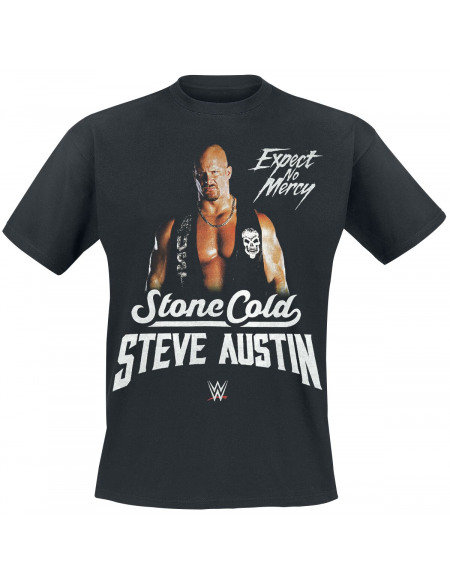 WWE Steve Austin - Expect No Mercy T-shirt noir
