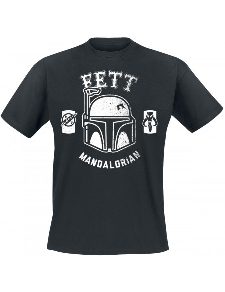 Star Wars Mandalorian T-shirt noir