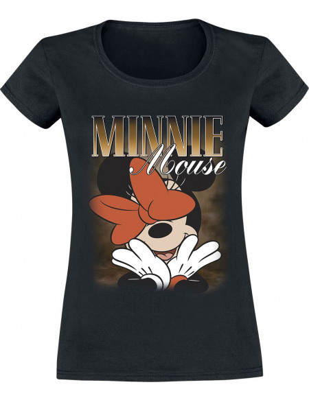 Mickey & Minnie Mouse Minnie Mouse T-shirt Femme noir