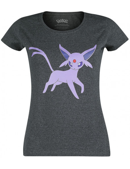 Pokémon Mentali T-shirt Femme gris chiné