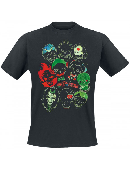 Suicide Squad Band Of Skulls T-shirt noir