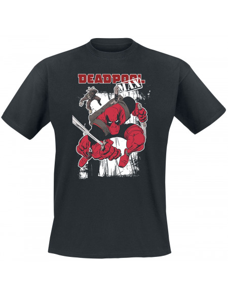 Deadpool MAX T-shirt noir