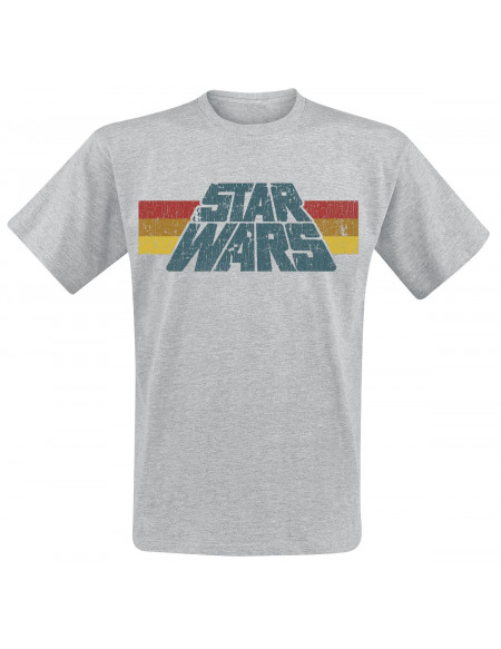 Star Wars Vintage 77 T-shirt gris chiné