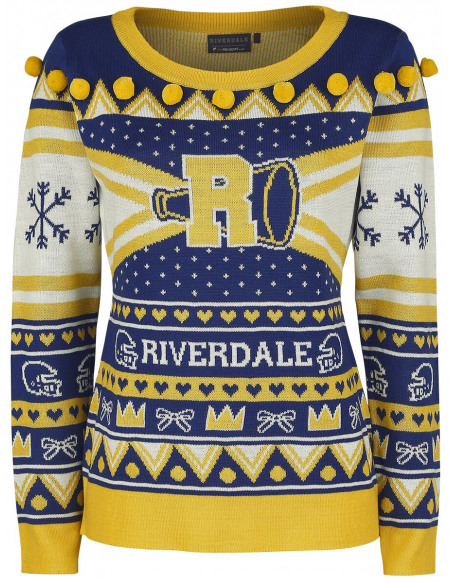 Riverdale Riverdale Pull Femme bleu/jaune