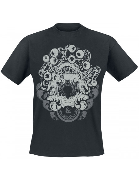 Dungeons and Dragons Yeux T-shirt noir