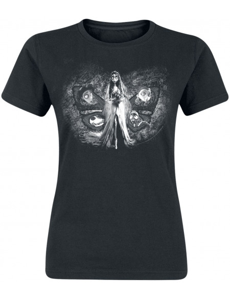 Les Noces Funèbres Love Triangle T-shirt Femme noir