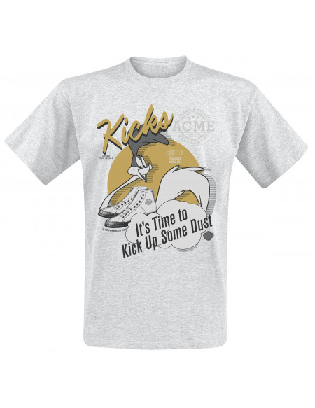 Looney Tunes Road Runner Kicks T-shirt gris chiné