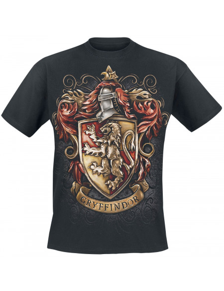 Harry Potter Gryffindor - House Crest T-shirt noir