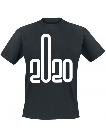 2020 T-shirt noir
