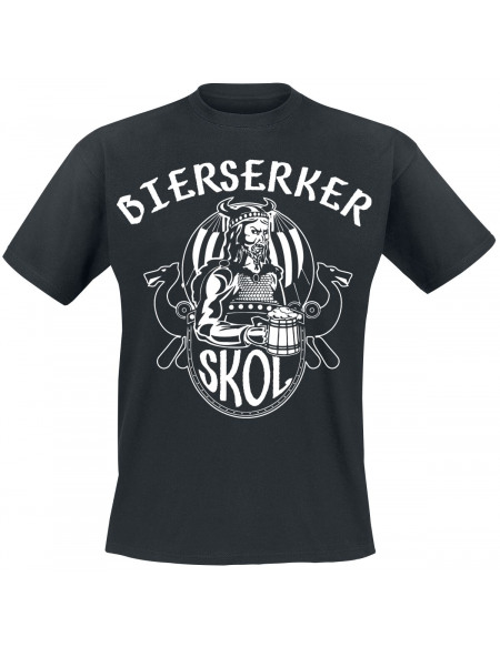 Bierserker T-shirt noir