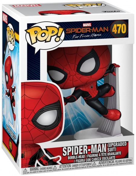 Spider-Man Far From Home - Spider-Man (Upgraded Suit) - Funko Pop! n°470 Figurine de collection Standard