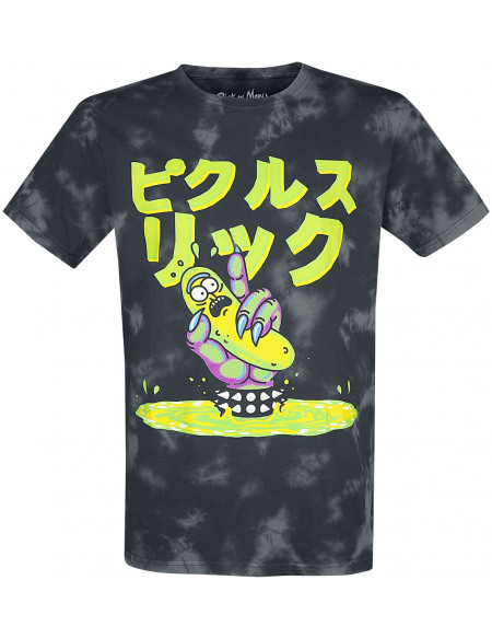 Rick & Morty Pickle Rick T-shirt gris