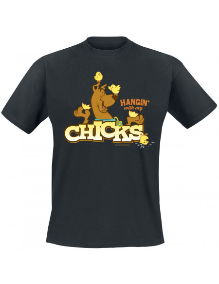 Scooby-Doo Hangin With My Chicks T-shirt noir