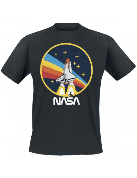 NASA Rocket T-shirt noir