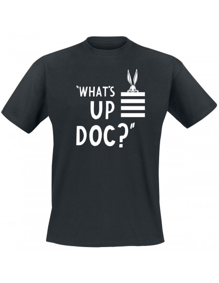 Looney Tunes Bugs Bunny - What's Up, Doc? T-shirt noir