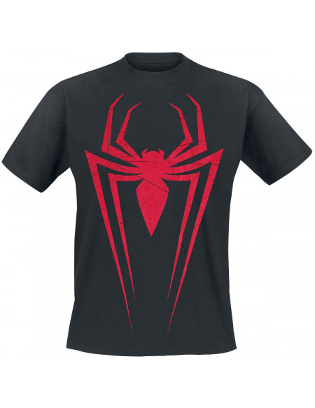 Spider-Man Miles Morales Logo T-shirt noir