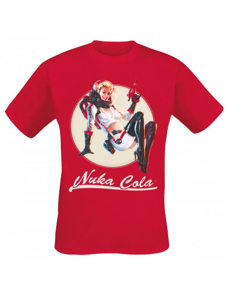 Fallout Nuka Bombshell T-shirt rouge
