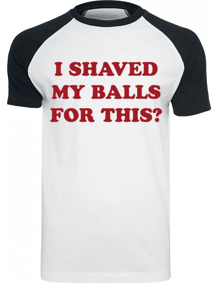 Birds Of Prey I Shaved My Balls For This? T-shirt blanc/noir