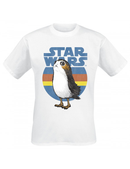 Star Wars The Last Jedi - Porg T-shirt blanc
