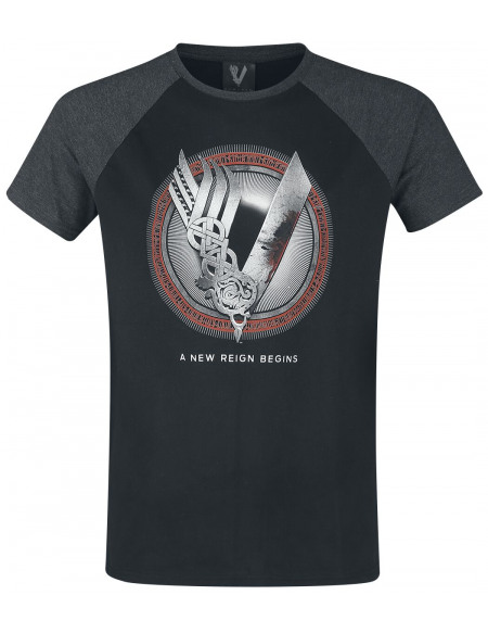 Vikings New Reign T-shirt noir/gris