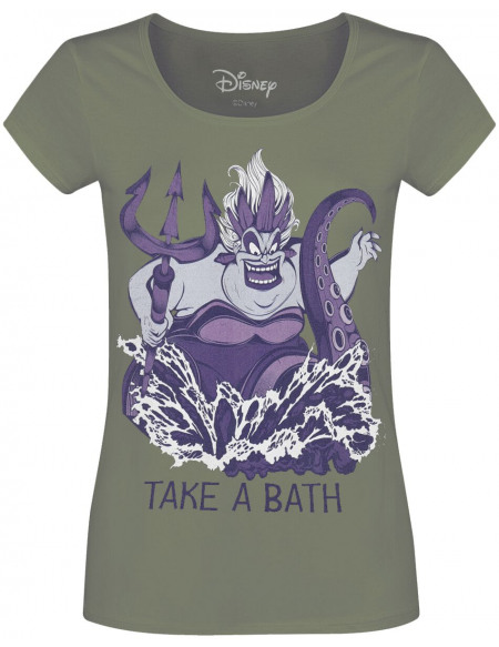 Disney Villains Ursula - Take A Bath T-shirt Femme kaki