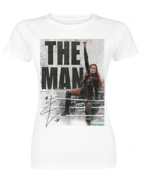 WWE Becky Lynch T-shirt Femme blanc