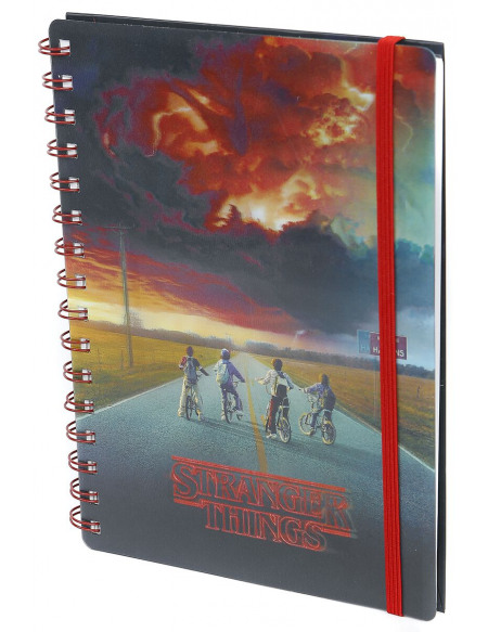 Stranger Things Mind Flayer - Holographic Cahier rouge
