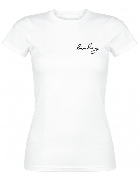Tribe & Arrow Live Long T-shirt Femme blanc