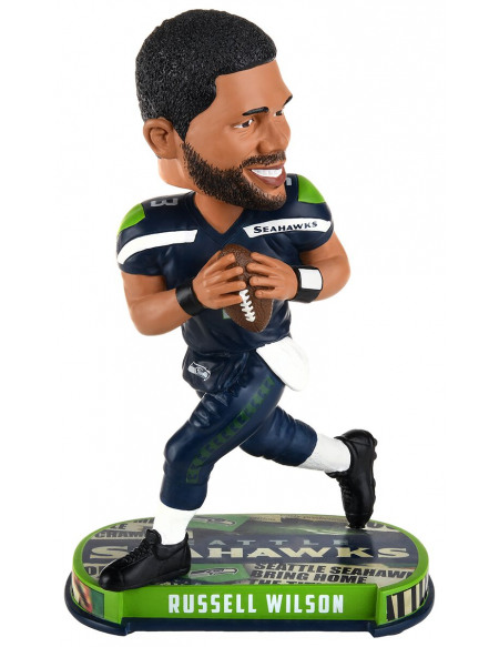 NFL Russell Wilson (Bobblehead) Figurine de collection Standard