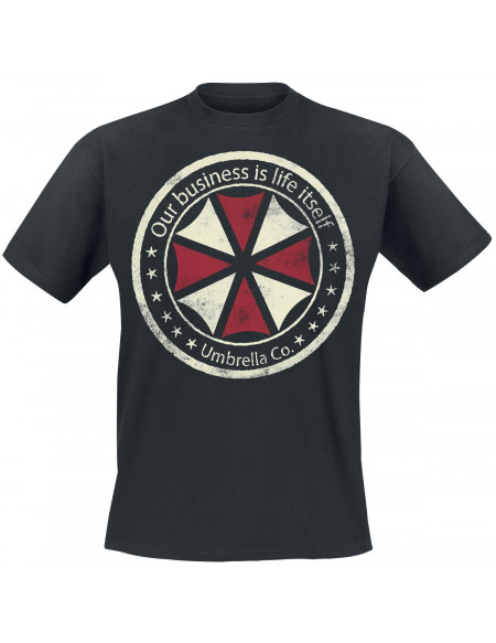 Resident Evil Umbrella Co. - Our Business Is Life Itself T-shirt noir